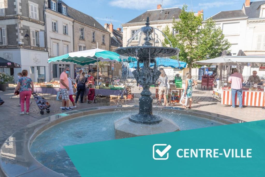 Cosy & Chic - Hyper Centre - Wifi - Proche Gare Apartment Châteauroux Екстериор снимка
